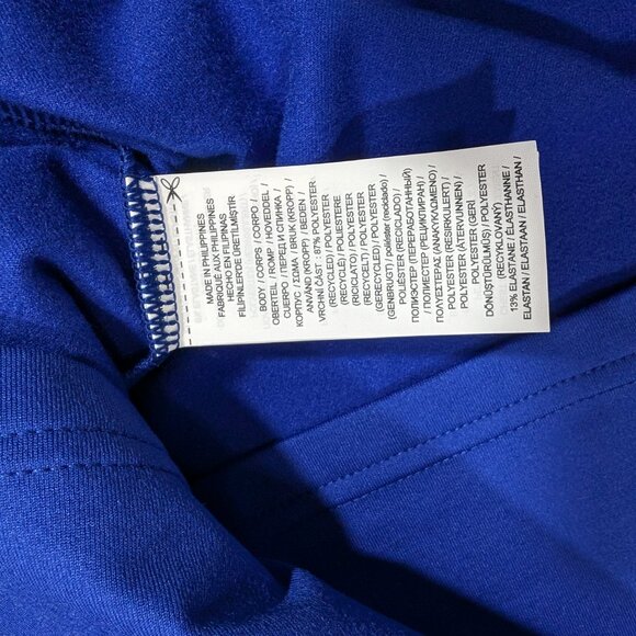 $148 RLX Ralph Lauren Luxury Performance Jersey 1/4 Zip Pullover Blue Size S - Picture 7 of 8